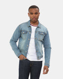 Blue Denim Jacket Classic Buttoned - Cuffs