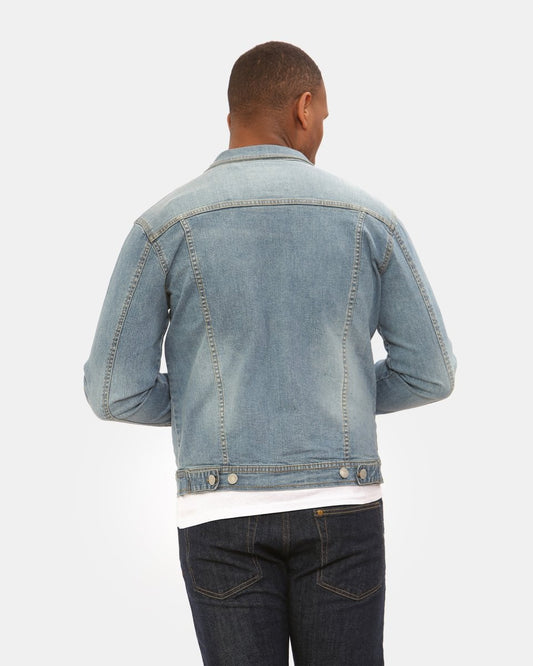 Blue Denim Jacket Classic Buttoned - Cuffs