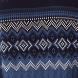 Blue Retro Christmas Jumper