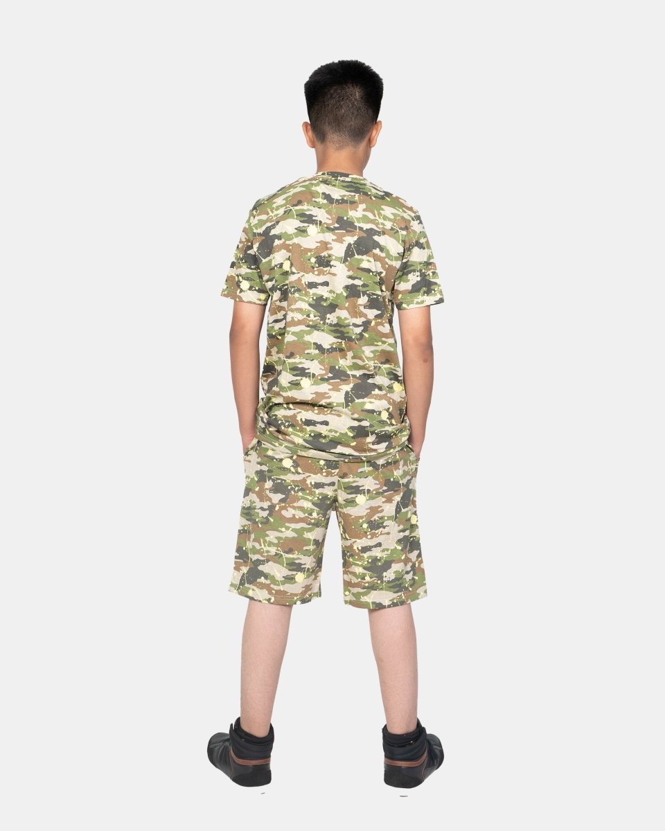 Boys Aop Shark Print T-Shirt