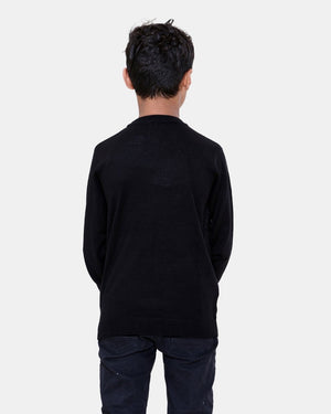 Bus Black Kids Christmas Jumpers