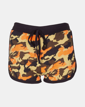 Coral Camouflage Summer Shorts