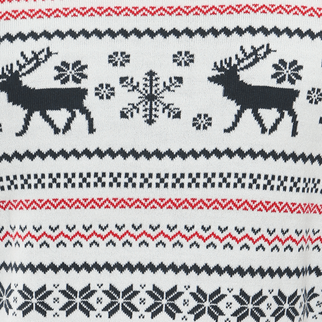 Cream Xmas Tree Crewneck Sweatshirt