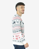 Cream Xmas Tree Crewneck Sweatshirt