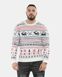 Cream Xmas Tree Crewneck Sweatshirt