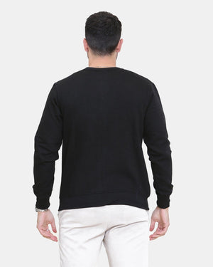 Fairisle Black Mens Christmas Jumper