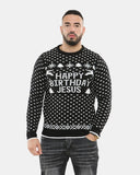 Happy Birthday Jesus Black Jumper