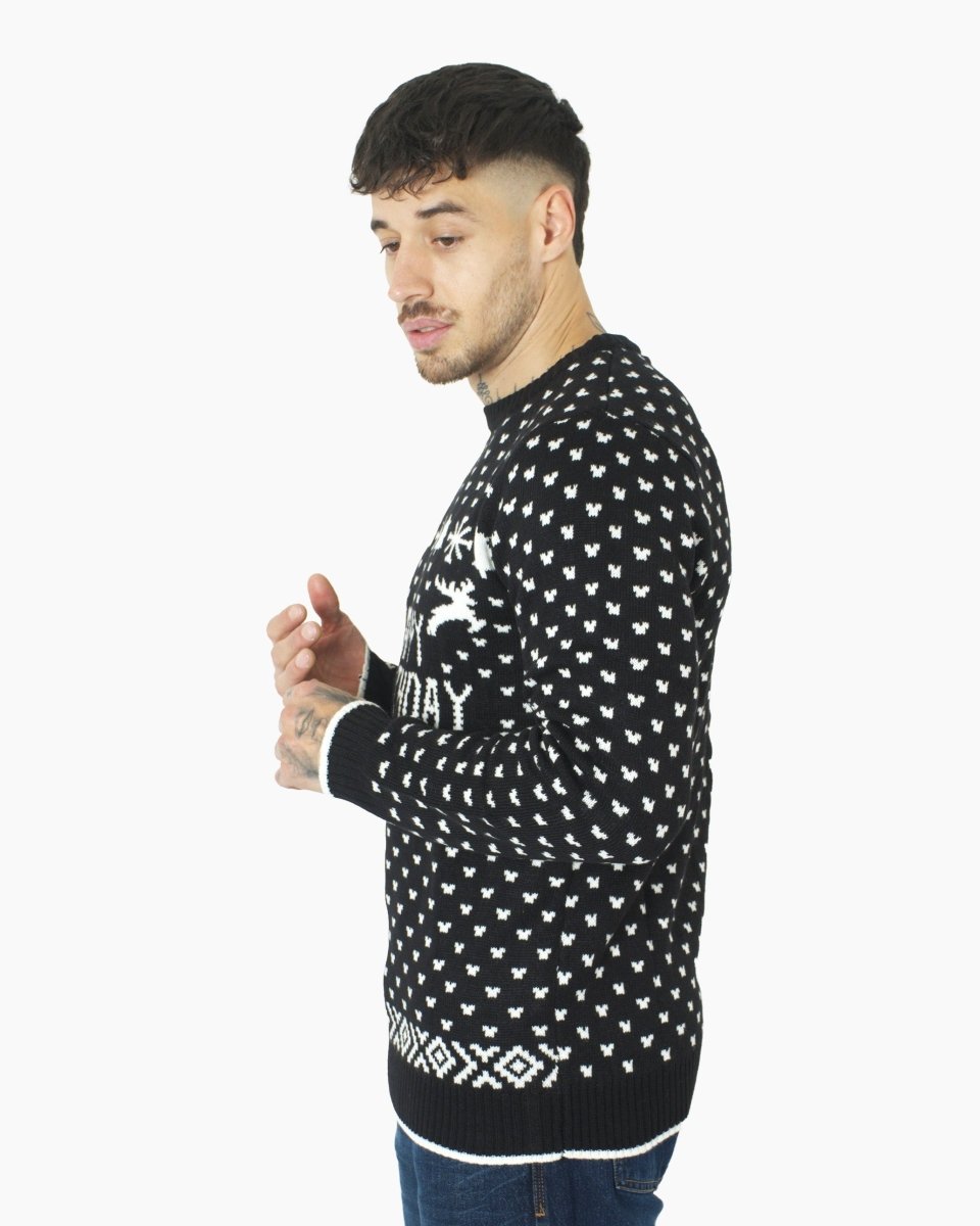 Happy Birthday Jesus Black Jumper