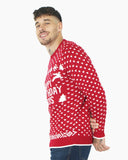 Happy Birthday Jesus Red Jumper