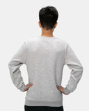 Happy Halloween Printed Grey Sweatshirt