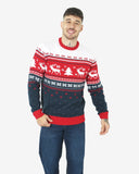 Hoho Reindeer Tree Red Xmas Jumpers