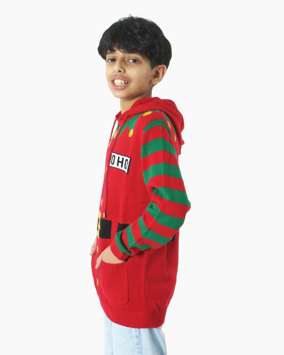 Kids Elf Hoho Red C - Jumper