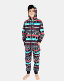 Kids Navy Loungewear Christmas Onesies