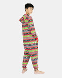 Kids Red Loungewear Christmas Onesie