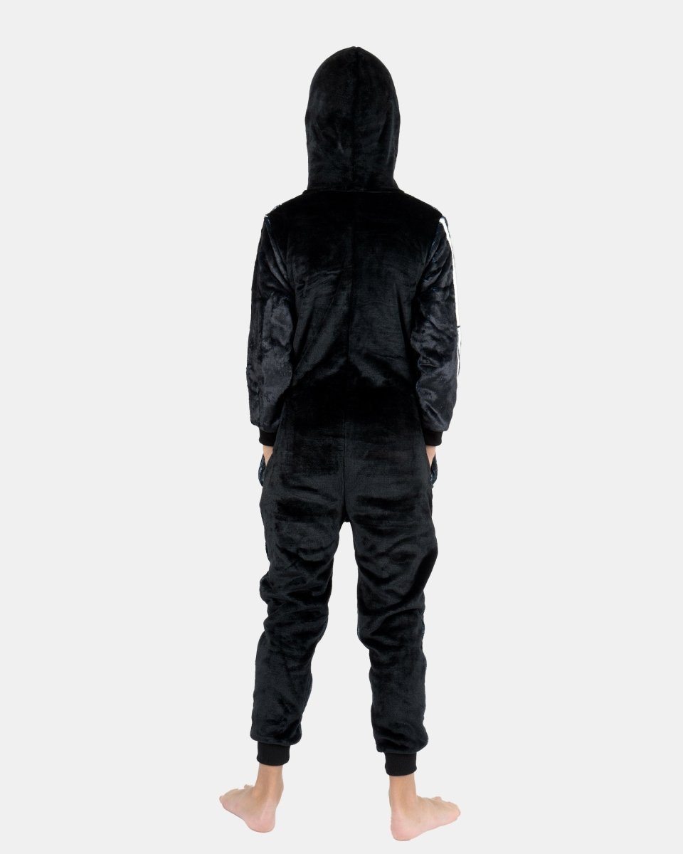Kids Skeleton Black Halloween Onesie