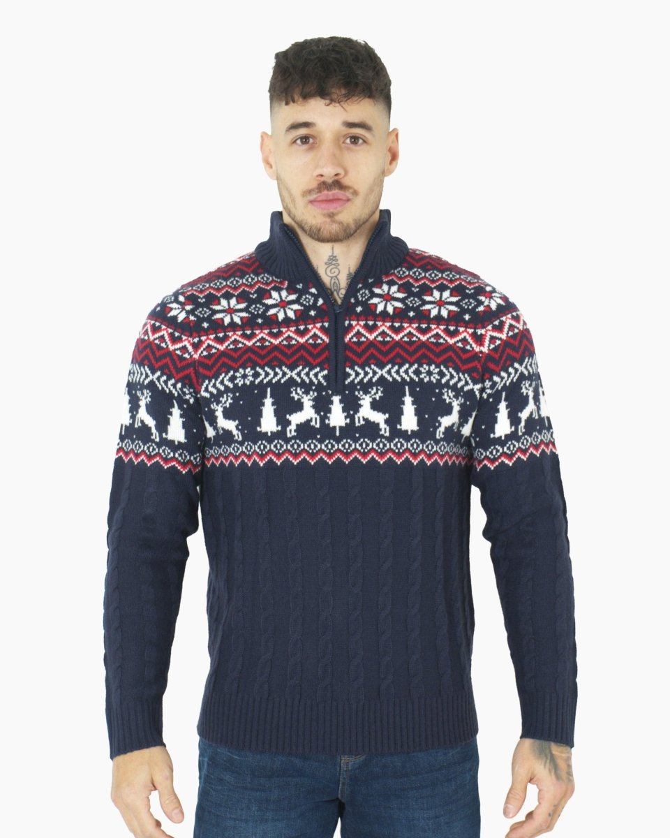 Mens Nordic Style Christmas Jumper