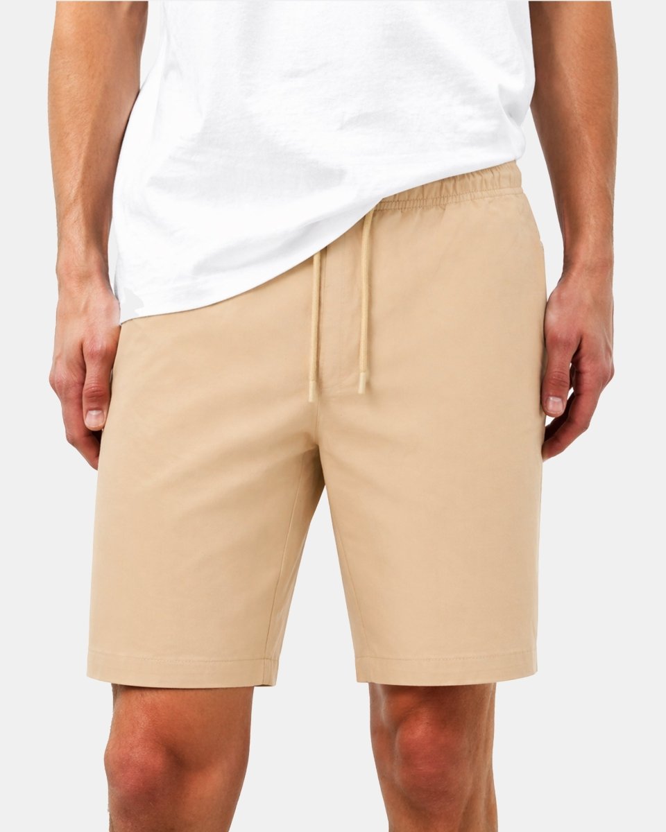 Mens Stone Shorts Elastic Waist
