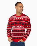 Merry Christmas Red Festive Jumper