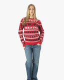 Merry Christmas Red Festive Womens Jumper