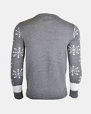 Mid - Grey Mens Novelty Knitted Jumpers