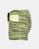 Mint Blurry Pattern Kids Short