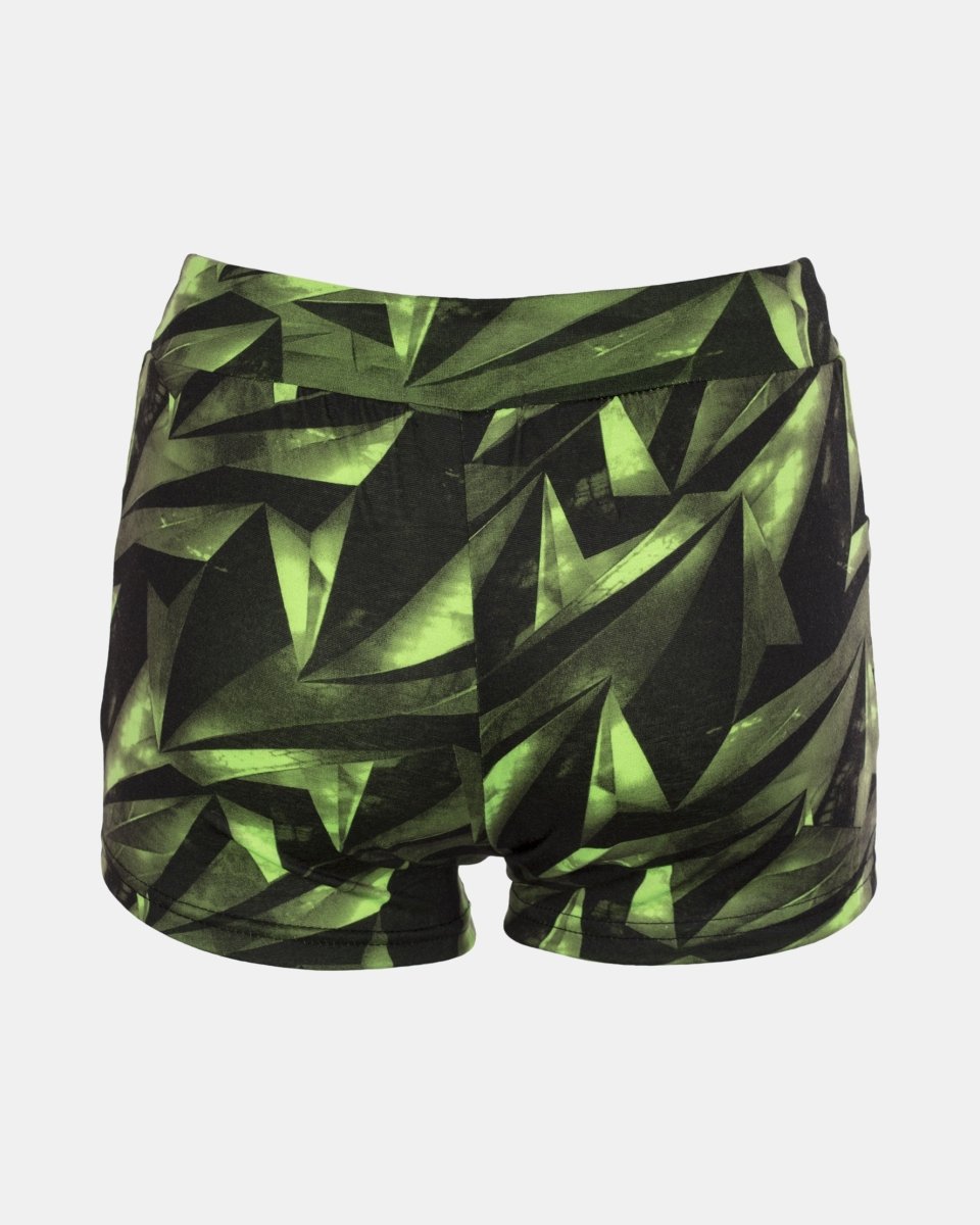 Mint Geo Pattern Kids Short