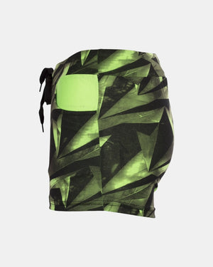 Mint Geo Pattern Kids Short