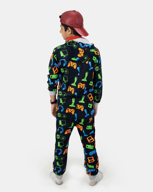 Navy Kids Gaming Onesie