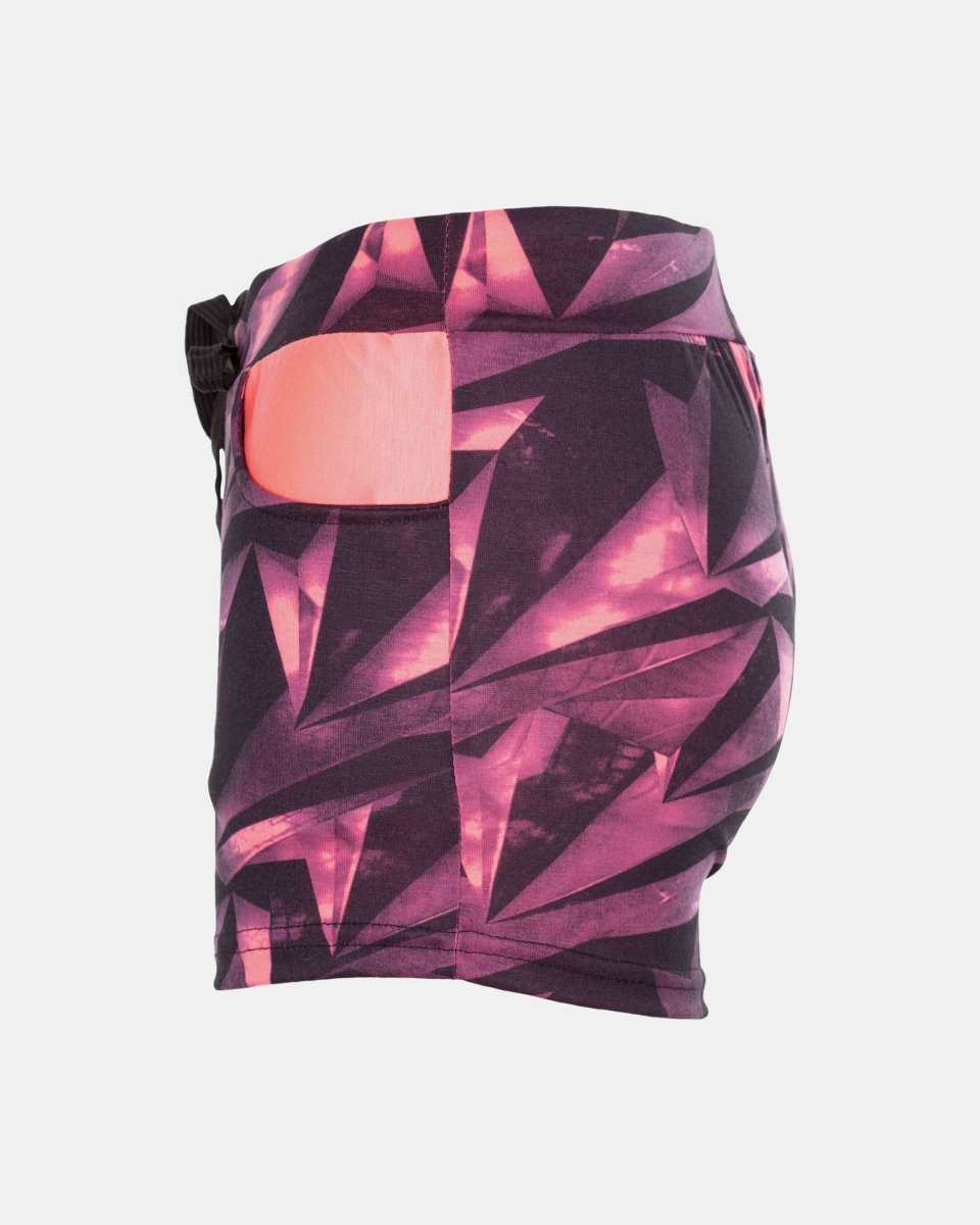 Pink Geo Pattern Womens Short
