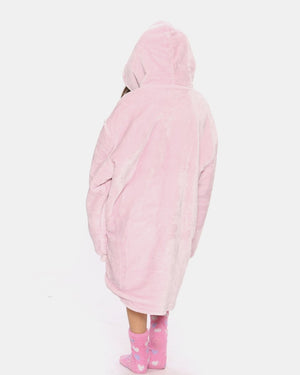 Pink Kids Sherpa Lining Hoodie