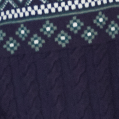 Polar Navy/Grey Festive Jumper