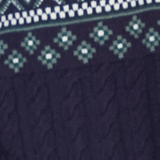 Polar Navy/Grey Festive Jumper