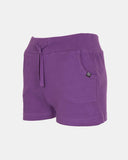 Purple Casual Summer Plain Shorts