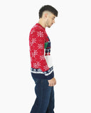 Red Ho Ho Santa Printed Jumper