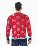 Red Ho Ho Santa Printed Jumper