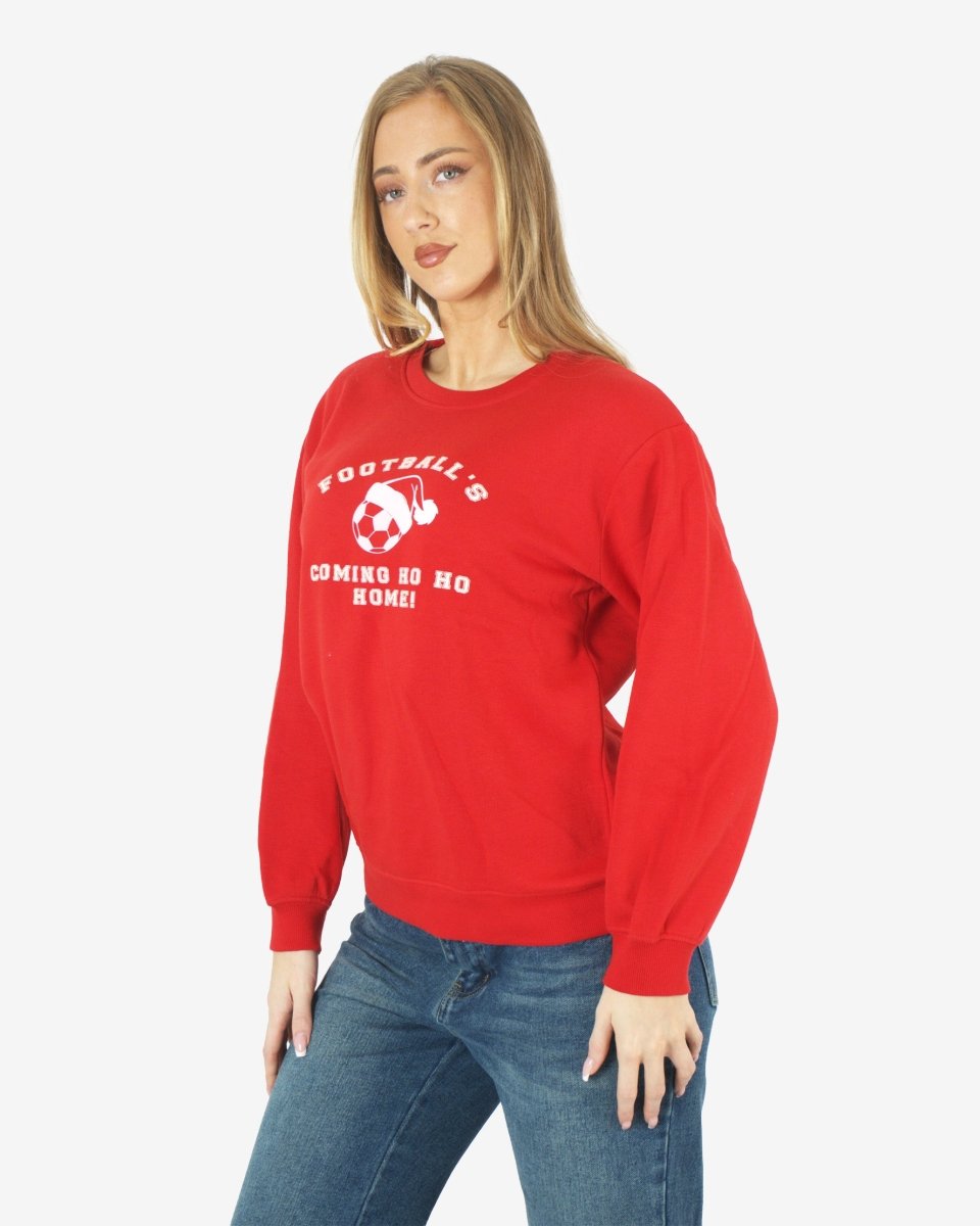 Red Women Football's Christmas Jumpers