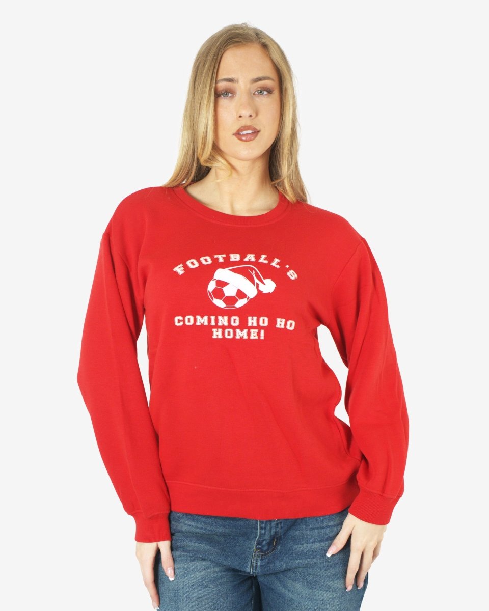 Red Women Football's Christmas Jumpers