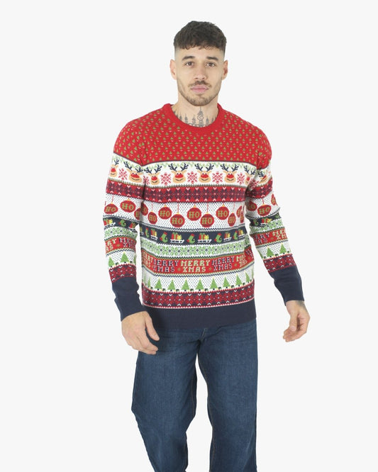 Reindeer Mens Novelty Knitted Jumpers
