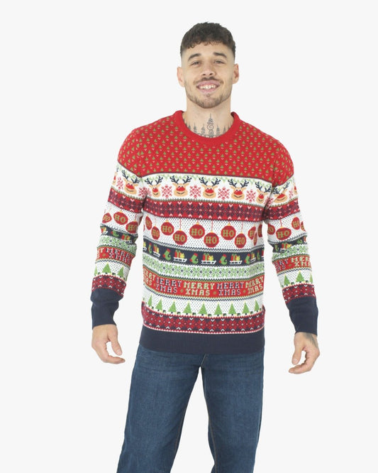 Reindeer Mens Novelty Knitted Jumpers