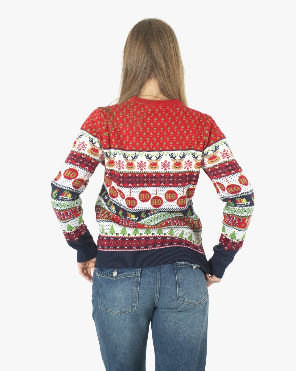 Reindeer Womens Novelty Knitted Jumpers