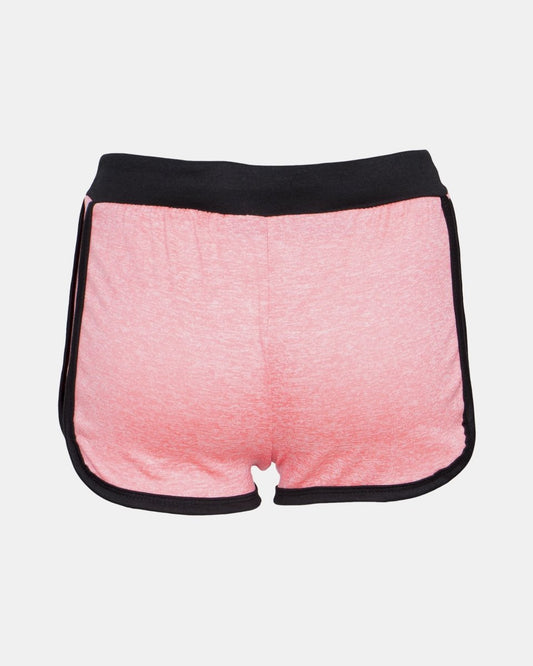 Rose Print - Pink Fleck Summer Kids Short