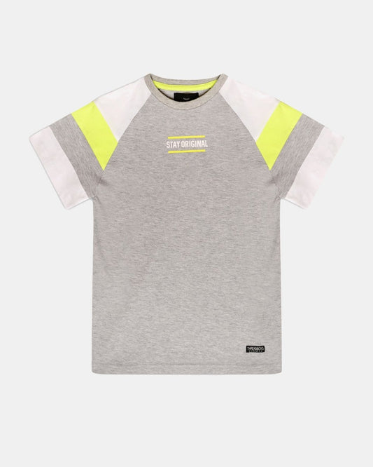 Stay Original Grey Marl Boys T-Shirt