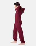 Kids Wine Cozy Fleece Hooded Onesie – Unisex
