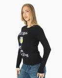 Women Gingle Black Christmas Jumper