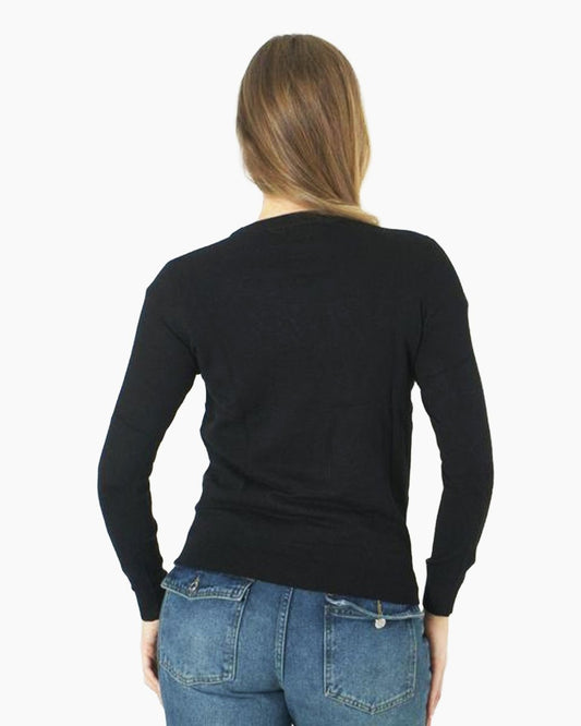 Women Gingle Black Christmas Jumper