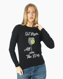 Women Gingle Black Christmas Jumper