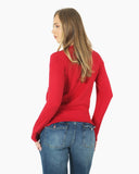 Women Red Bauble Bells Christmas Jumper