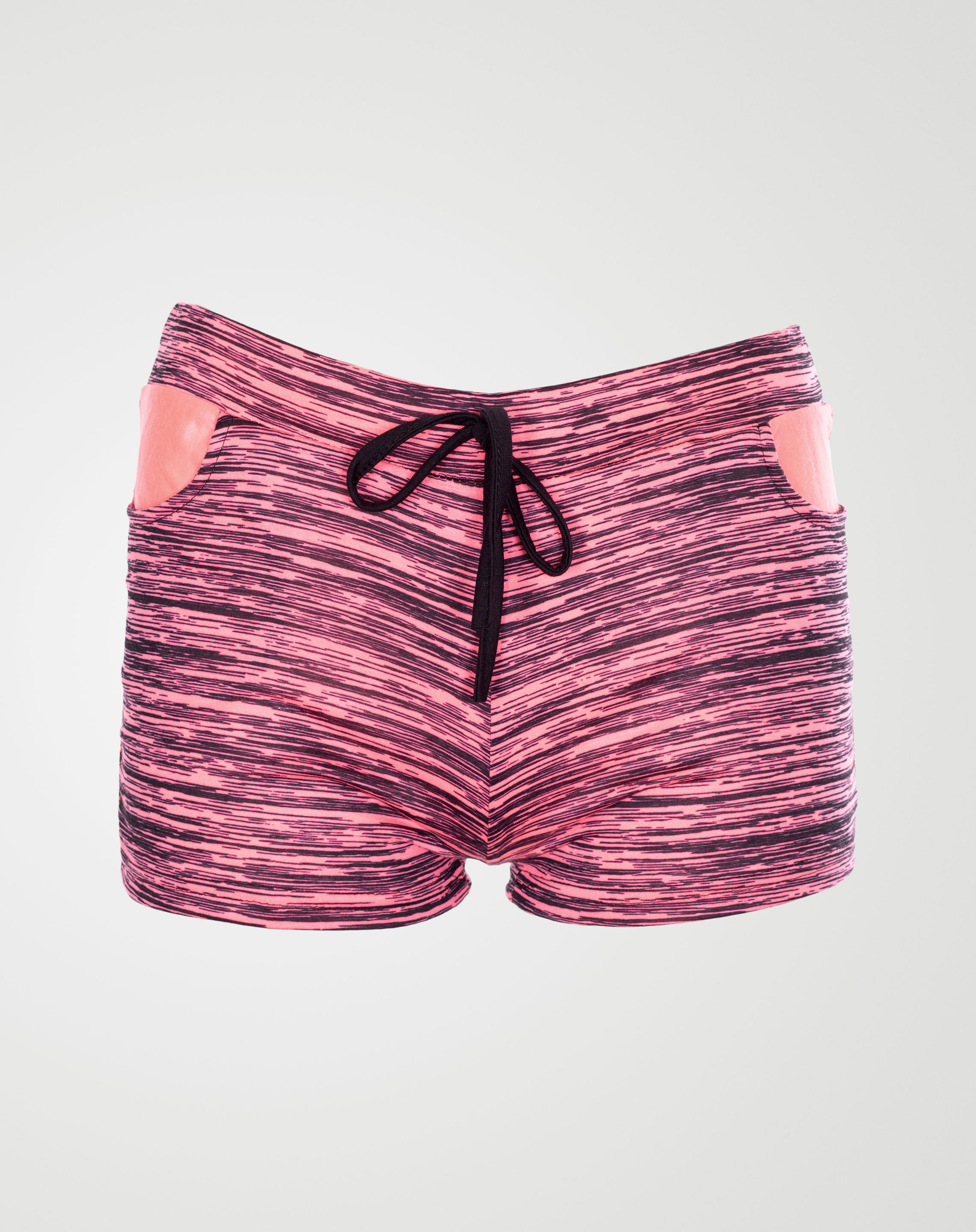 Image 1 of Girls Blurry Print Hot Pants Shorts of color Pink from Noroze