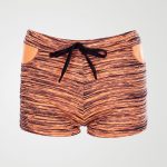 Image 1 of Girls Blurry Print Hot Pants Shorts of color Coral from Noroze
