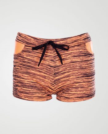 Image 1 of Girls Blurry Print Hot Pants Shorts of color Coral from Noroze